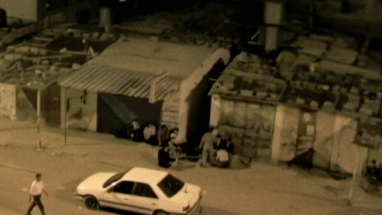 Der nächtliche Blick auf Gaza vor dem Krieg 