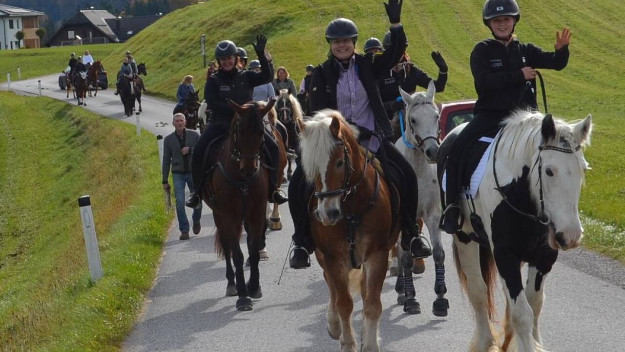 Leonhardiritt in Faistenau. 