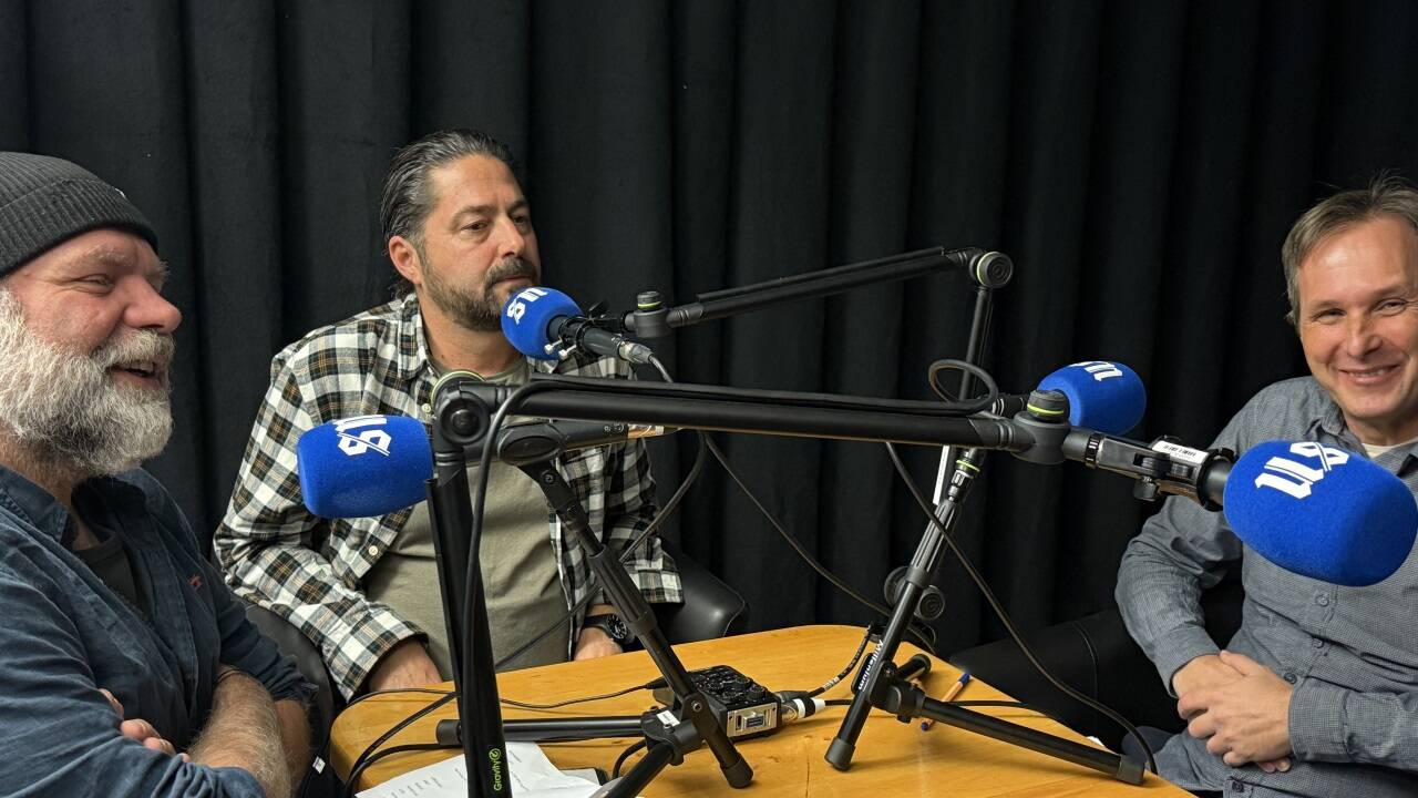 Bernhard Flieher, Robert Innerhofer und Clemens Panagl im Gespräch mit Fritz Messner. 