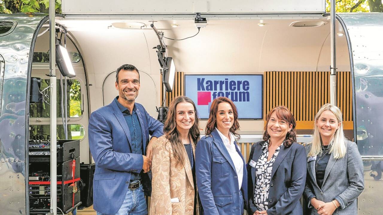 Strahlende Gesichter beim Team der „Salzburger Nachrichten“: Thomas Ritter, Dorine Bärenthaler, Ingrid Burggraf, Gerlinde Dürnberger und Martina Capozzi (von links). 