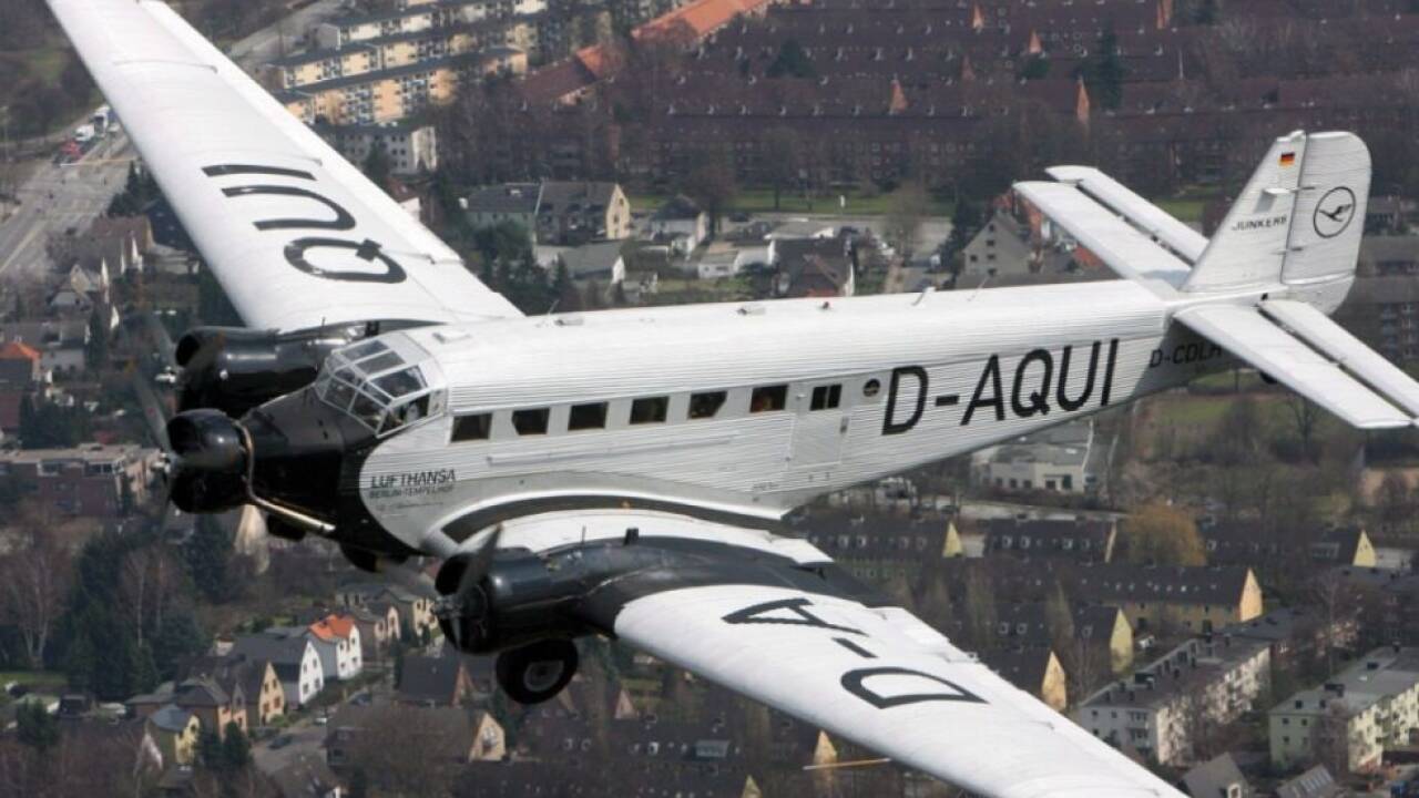 'Tante Ju' als sie noch abhob. Nun wird sie Museumsstück 