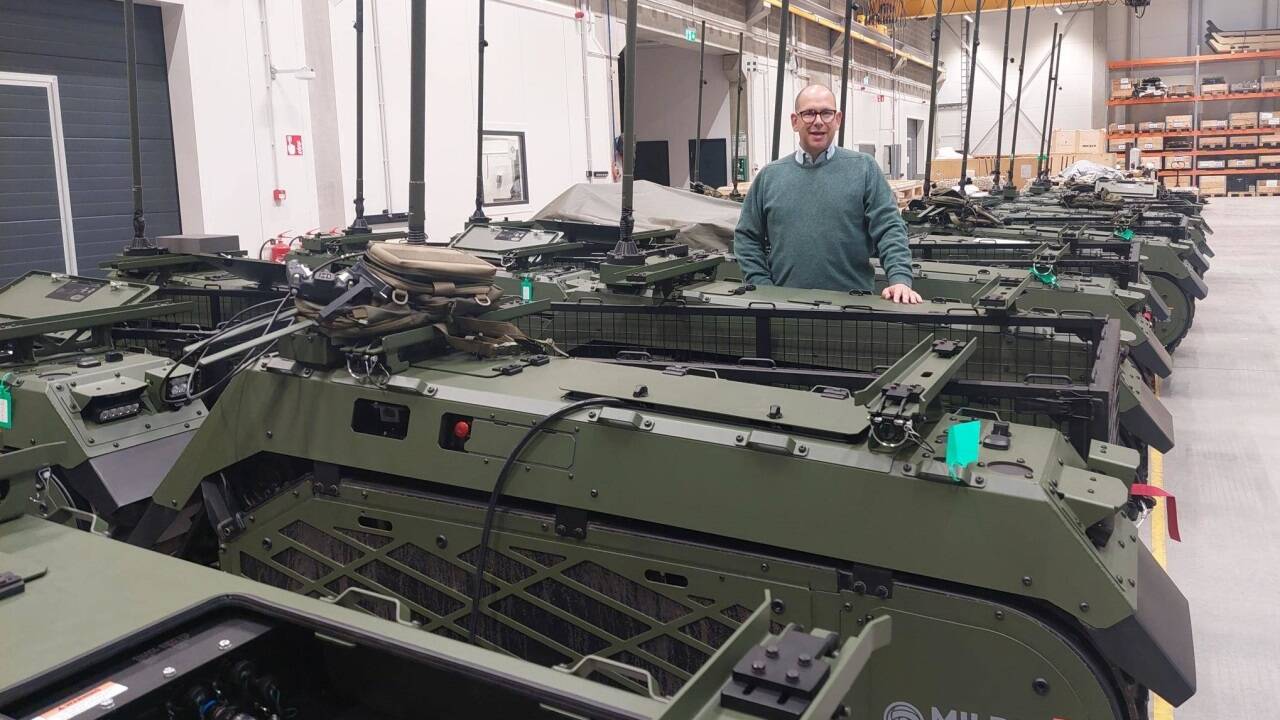 Paul Clayton diente 30 Jahre lang in der britischen Armee. Nun ist der Ex-Offizier beim Rüstungsunternehmen Milrem Robotics für industrielle Partnerschaften zuständig. Paul Clayton diente 30 Jahre lang in der britischen Armee. Nun ist der Ex-Offizier beim Rüstungsunternehmen Milrem Robotics für industrielle Partnerschaften zuständig.