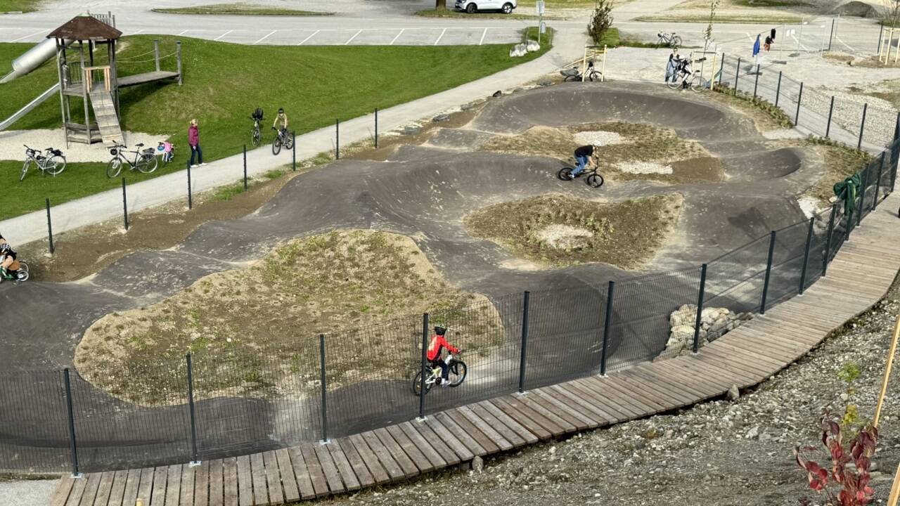 Der Kinder-Pumptrack bleibt frei zugänglich. 