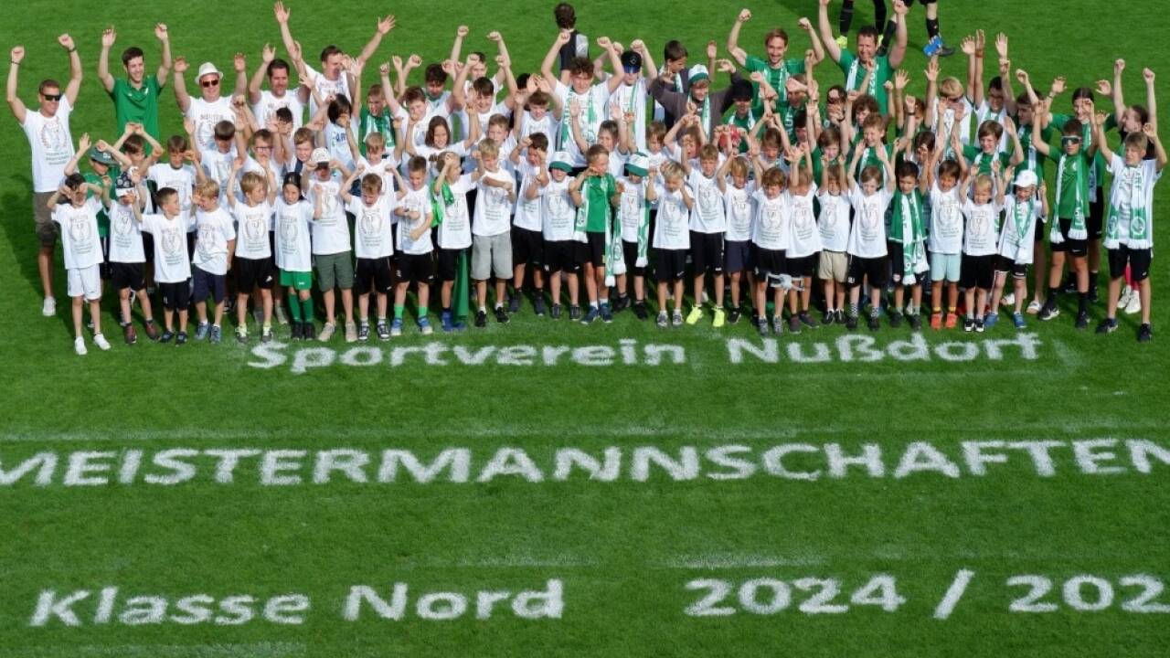 Der Nachwuchs des SV Nußdorf ist voll motiviert. 
