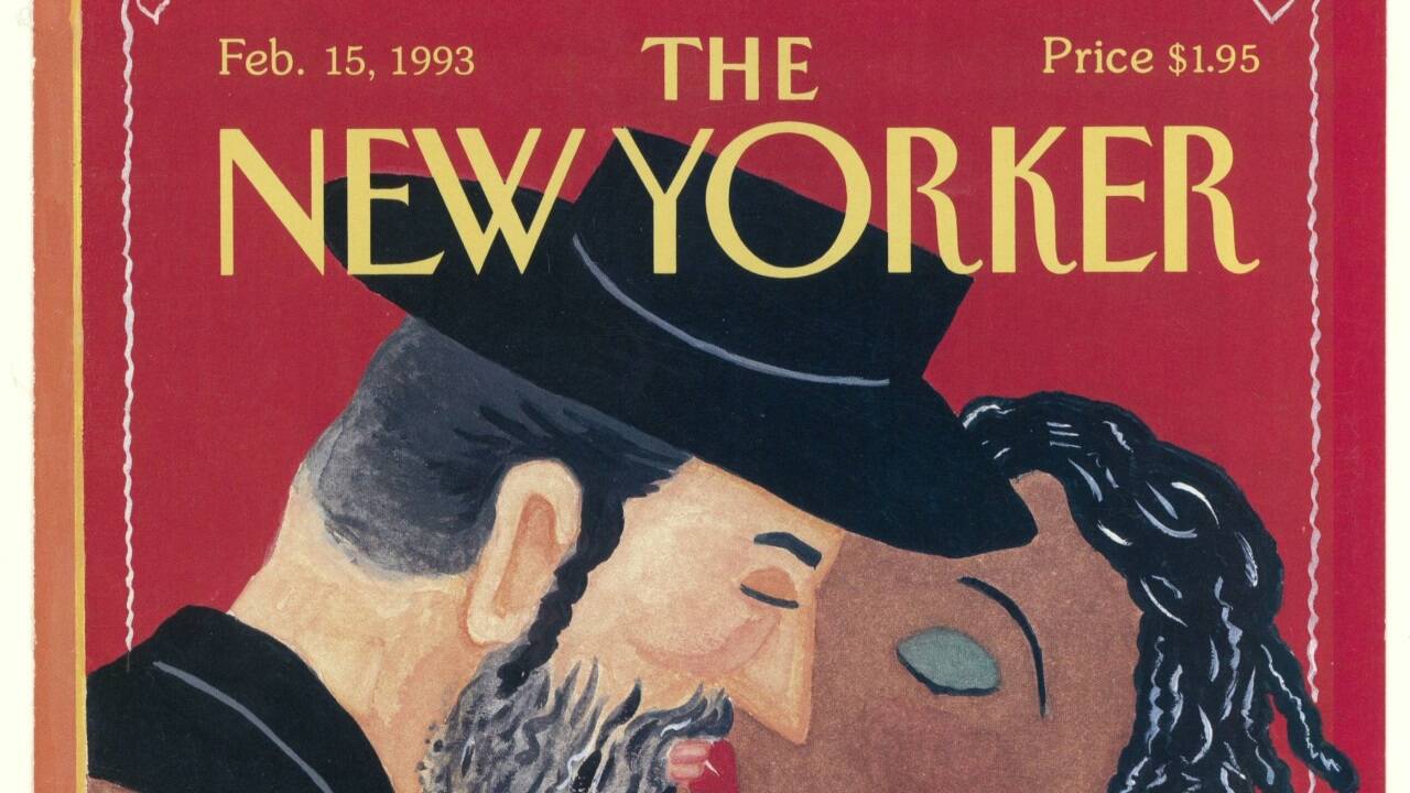 Cover der Zeitschrift The New Yorker zum Valentinstag, gestaltet von Art Spiegelman 