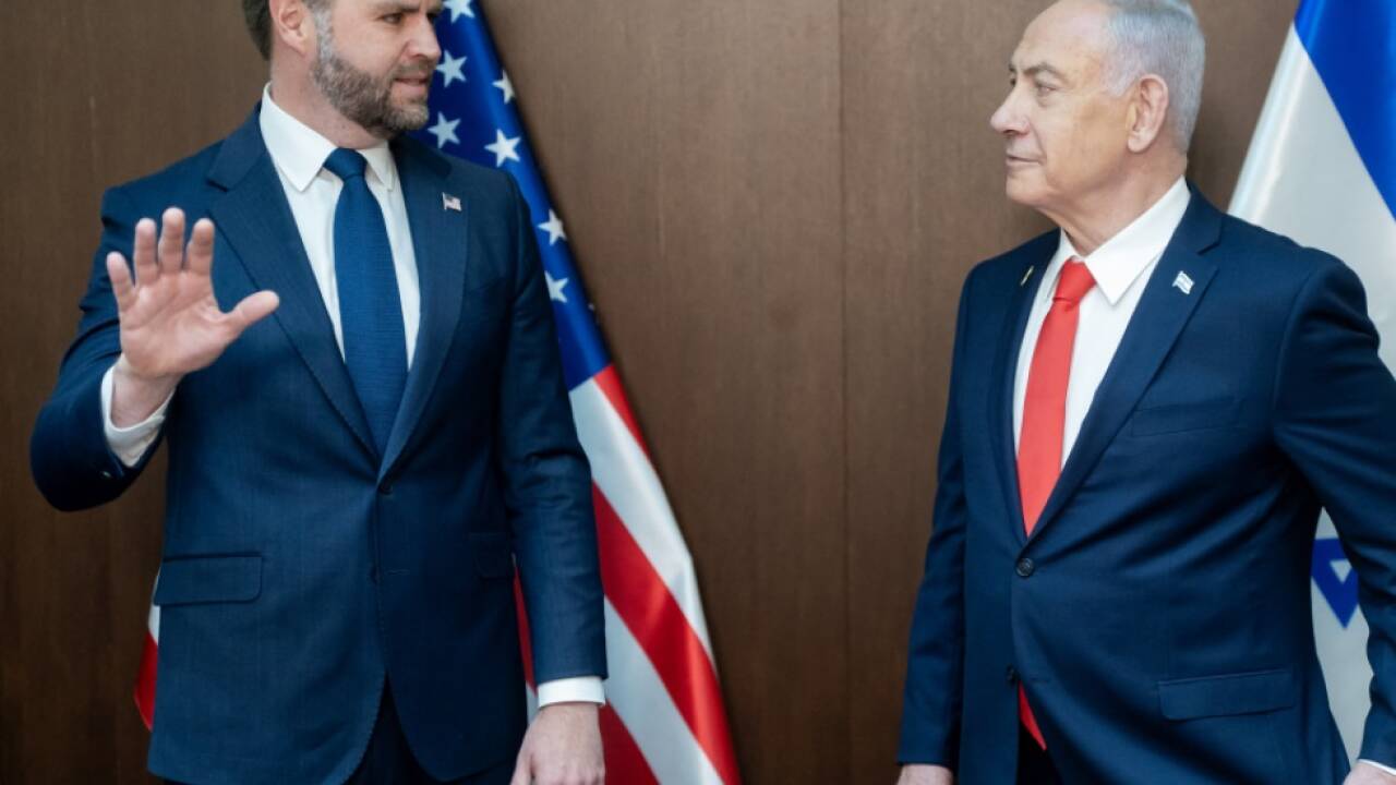 Treffen von US-Vizepräsident Vance mit Premier Netanyahu 