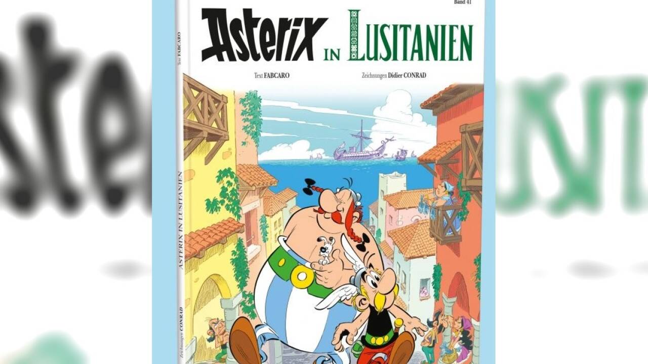 Asterix und Obelix sind wieder einmal auf Reisen, es geht nach Lusitanien, dem heutigen Portugal. 