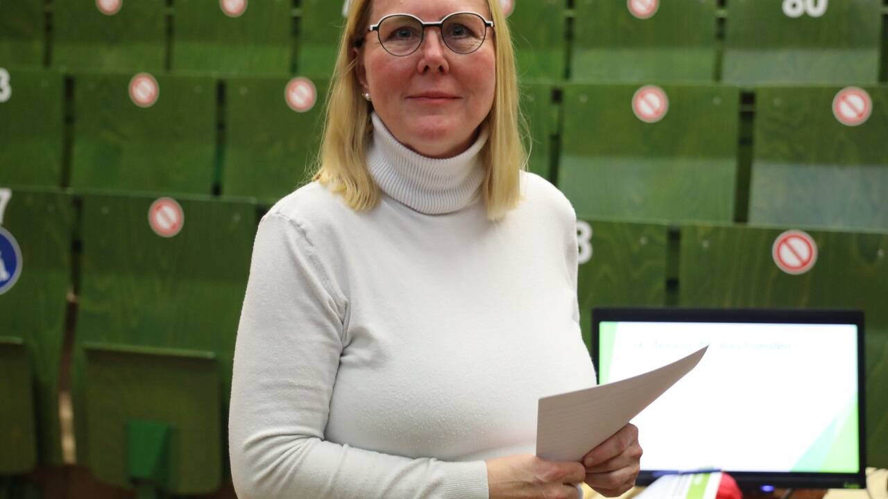 SALK-Betriebsrätin Sabine Gabath.   SALK-Betriebsrätin Sabine Gabath.