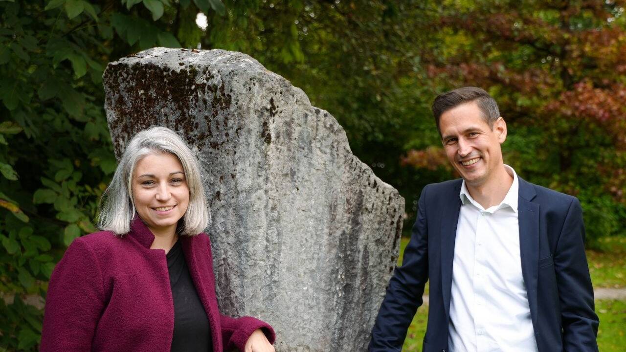 Direktor Jakob Reichenberger und Studienleiterin Lisa Maria Jindra, beide St. Virgil Salzburg.  Direktor Jakob Reichenberger und Studienleiterin Lisa Maria Jindra, beide St. Virgil Salzburg.