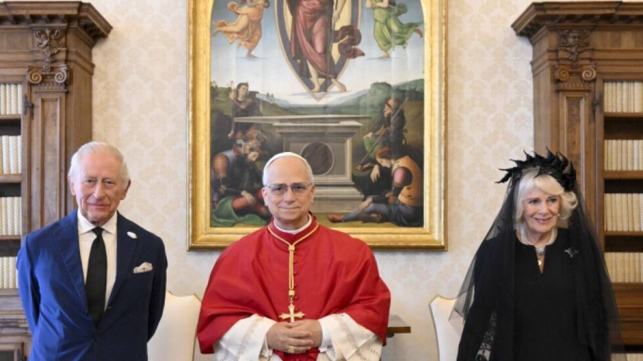 Britisches Königspaar bei Papst Leo XIV.  Britisches Königspaar bei Papst Leo XIV.