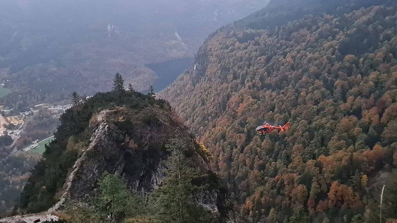 Der Absturz am Grünstein-Klettersteig (Bild) in den Berchtesgadener Alpen erforderte den Einsatz der Bergwacht.  Der Absturz am Grünstein-Klettersteig (Bild) in den Berchtesgadener Alpen erforderte den Einsatz der Bergwacht.