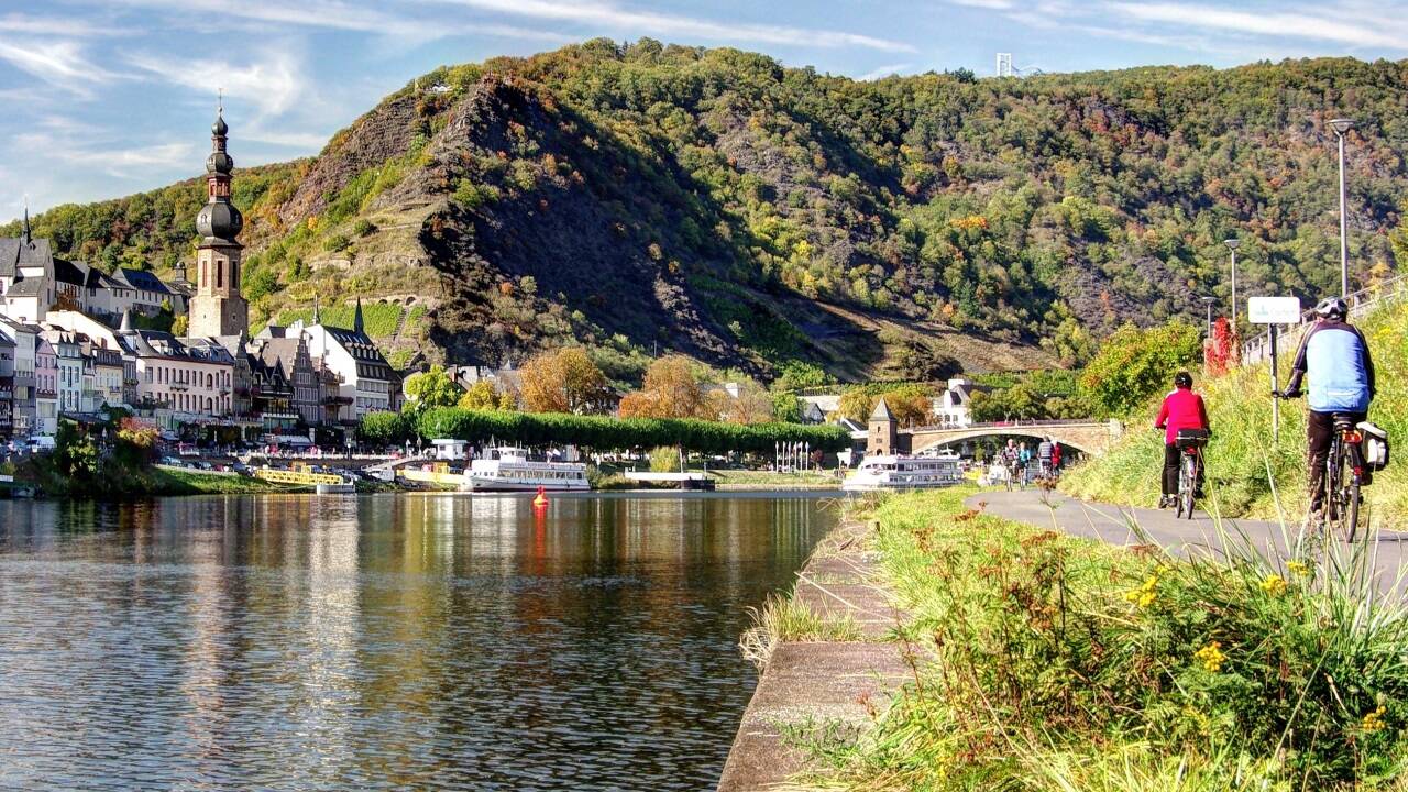 Ein Höhepunkt und Ende der Reise: Cochem an der Mosel.  Ein Höhepunkt und Ende der Reise: Cochem an der Mosel.