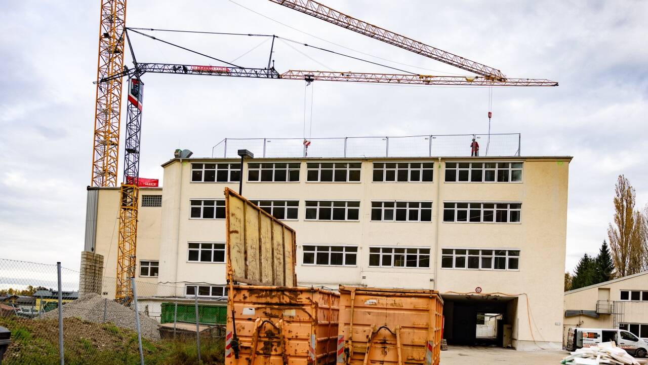 Sichtlich eine Baustelle ...  