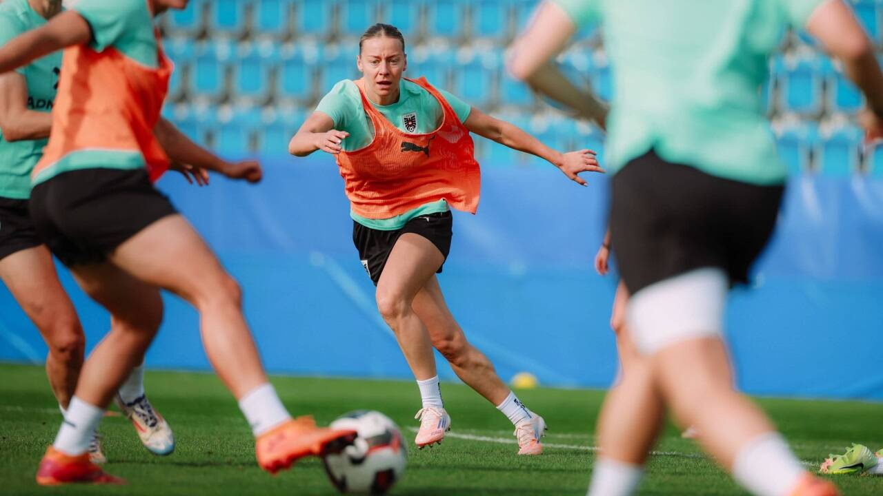 Großer Einsatz im Abschlusstraining der Österreicherinnen, im Bild die Salzburgerin Sophie Hillebrand. Großer Einsatz im Abschlusstraining der Österreicherinnen, im Bild die Salzburgerin Sophie Hillebrand.