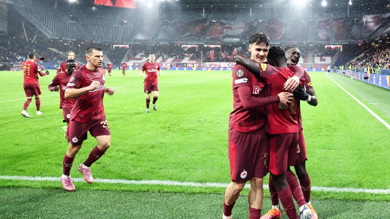 Da jubelte Red Bull Salzburg noch. Edmund Baidoo erzielte das 1:0. 