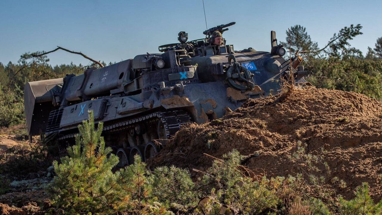 Erst kürzlich haben die Soldaten die halbjährliche Großübung „Iron Wolf“ nahe der belarussischen Grenze abgeschlossen.  Erst kürzlich haben die Soldaten die halbjährliche Großübung „Iron Wolf“ nahe der belarussischen Grenze abgeschlossen.