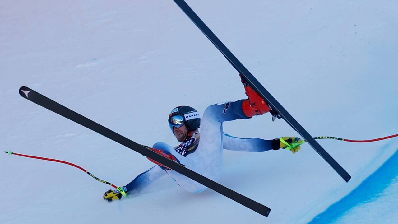 Aleksander Aamodt Kilde (NOR) zog sich bei seinem Sturz in Wengen im Jänner 2024 schwere Verletzungen zu.  Aleksander Aamodt Kilde (NOR) zog sich bei seinem Sturz in Wengen im Jänner 2024 schwere Verletzungen zu.