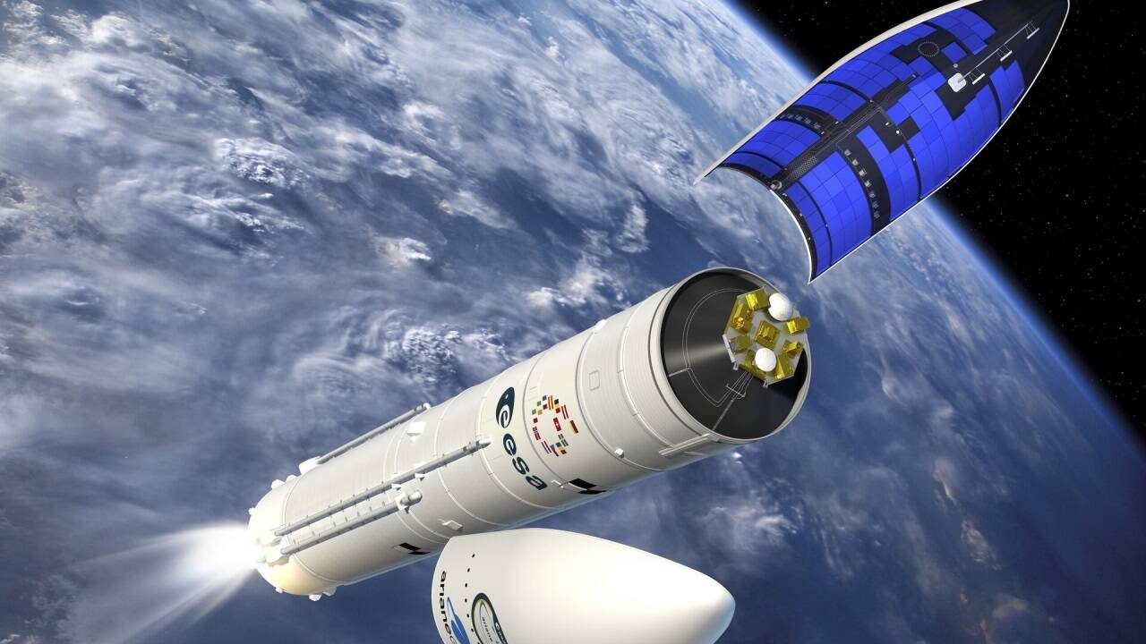 Die französisch-deutsche Ariane Group ist ein Gemeinschaftsunternehmen von Airbus und des französischen Triebwerksherstellers Safran – im Bild eine Simulation.   Die französisch-deutsche Ariane Group ist ein Gemeinschaftsunternehmen von Airbus und des französischen Triebwerksherstellers Safran – im Bild eine Simulation.