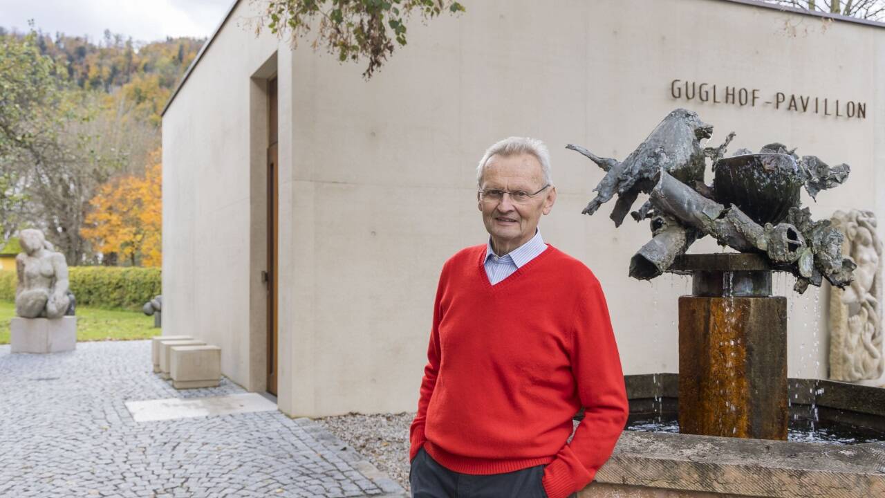 Nach 45 Jahren als Eigentümer der Brennerei Guglhof setzt Anton Vogl senior mit dem Guglhof-Pavillon„einen Schlusspunkt“.  Nach 45 Jahren als Eigentümer der Brennerei Guglhof setzt Anton Vogl senior mit dem Guglhof-Pavillon„einen Schlusspunkt“.