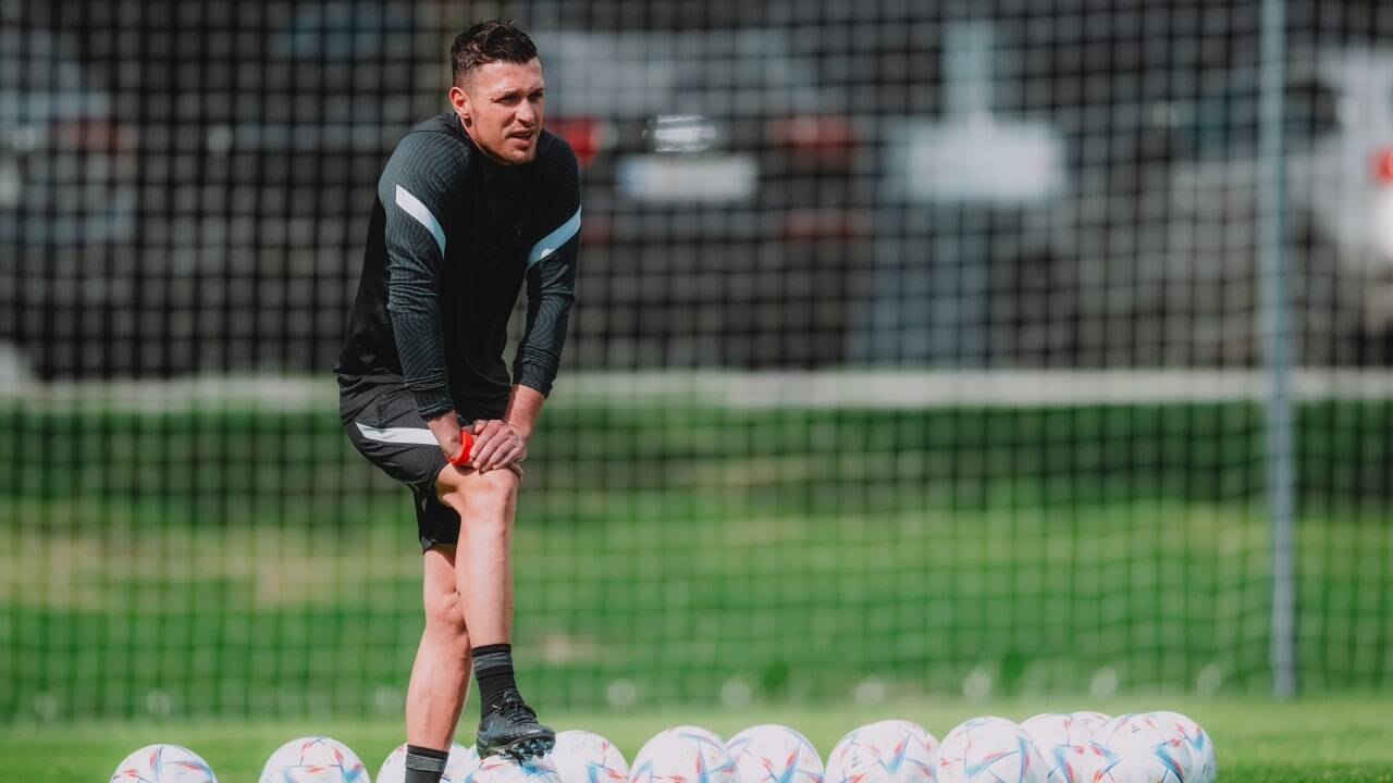 Zlatko Junuzovic bei seinem ersten Training als Letsch-Assistent am Freitag. 