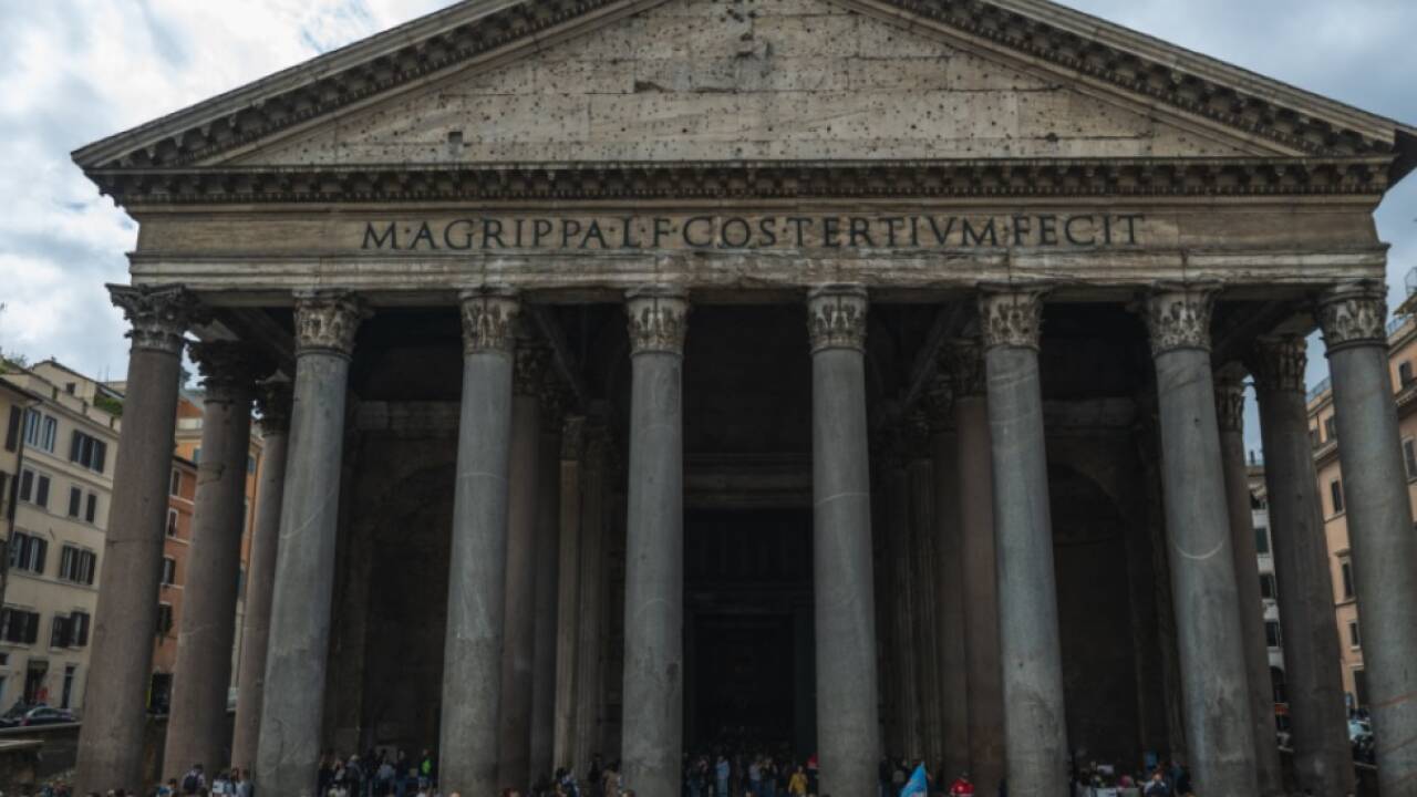 Blick auf den Pantheon  Blick auf den Pantheon