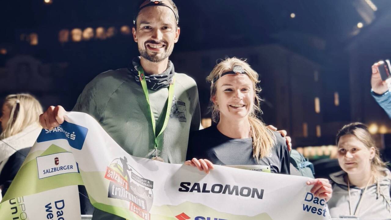 Josef Grundbichler und Agata Strausa.   Josef Grundbichler und Agata Strausa.