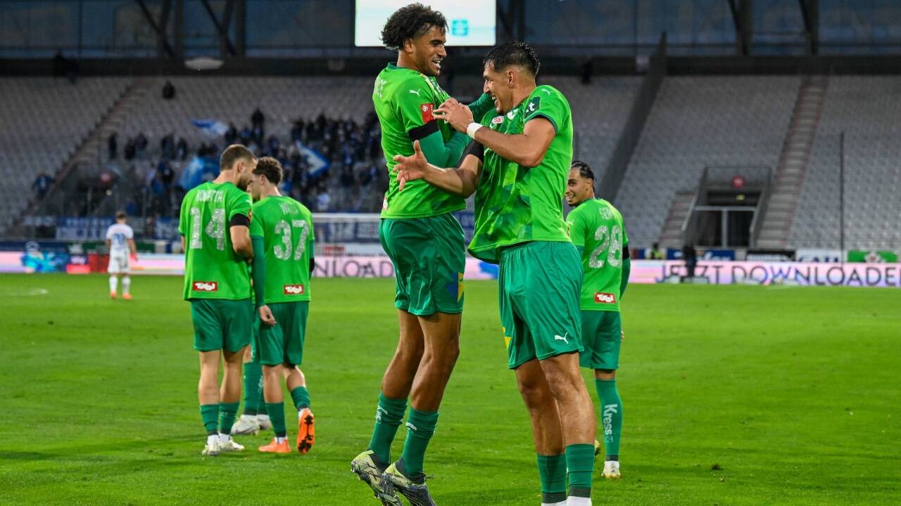 Boras jubelte über 1:0 für WSG gegen Blau-Weiß  Boras jubelte über 1:0 für WSG gegen Blau-Weiß