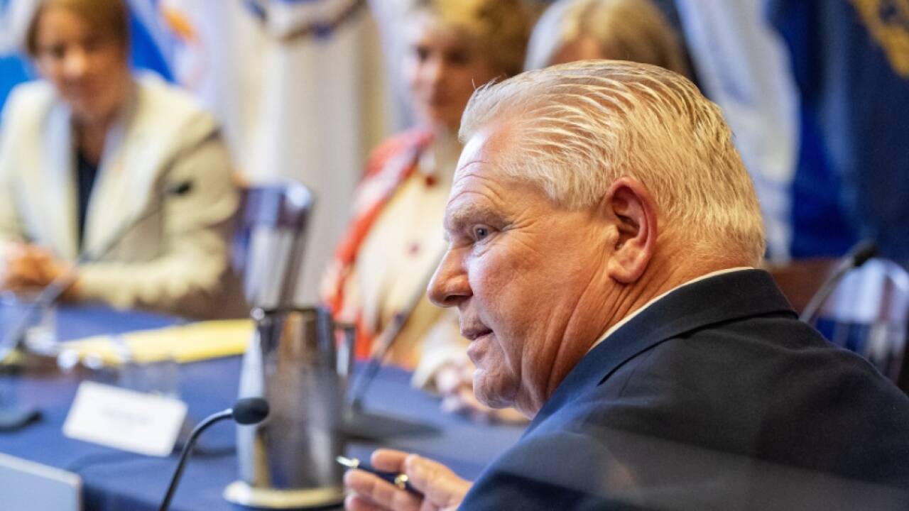 Doug Ford - Premierminister der kanadischen Provinz Ontario  Doug Ford - Premierminister der kanadischen Provinz Ontario