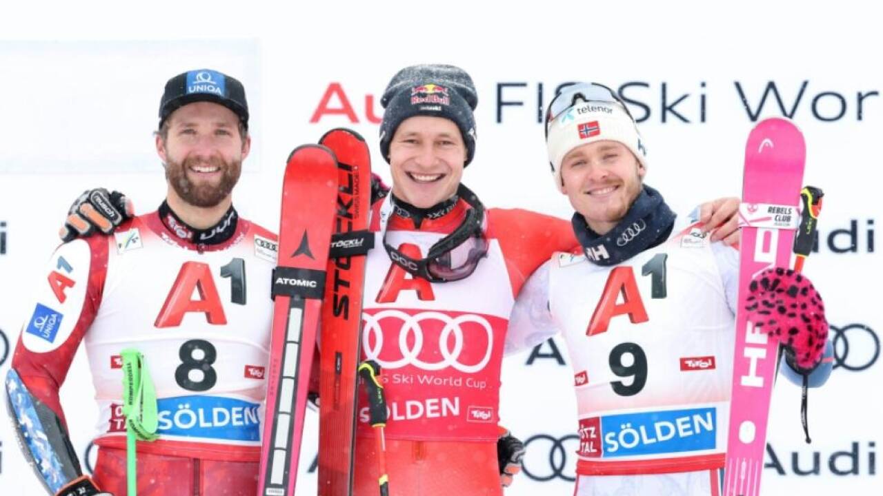 Odermatt vor Schwarz und McGrath  Odermatt vor Schwarz und McGrath