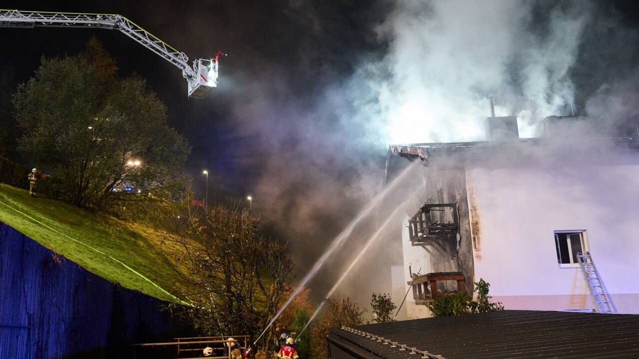 Bilder vom Großeinsatz in St. Johann im Pongau. 