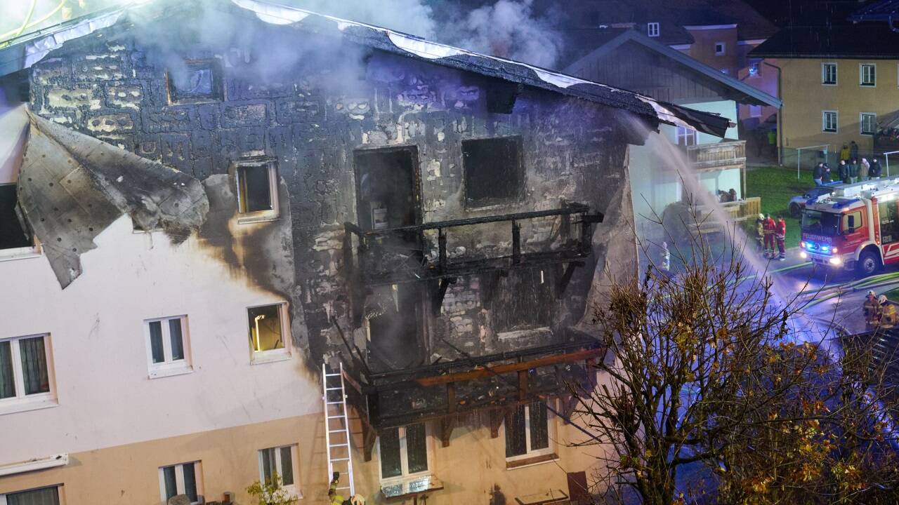 Bilder vom Großeinsatz in St. Johann im Pongau. 