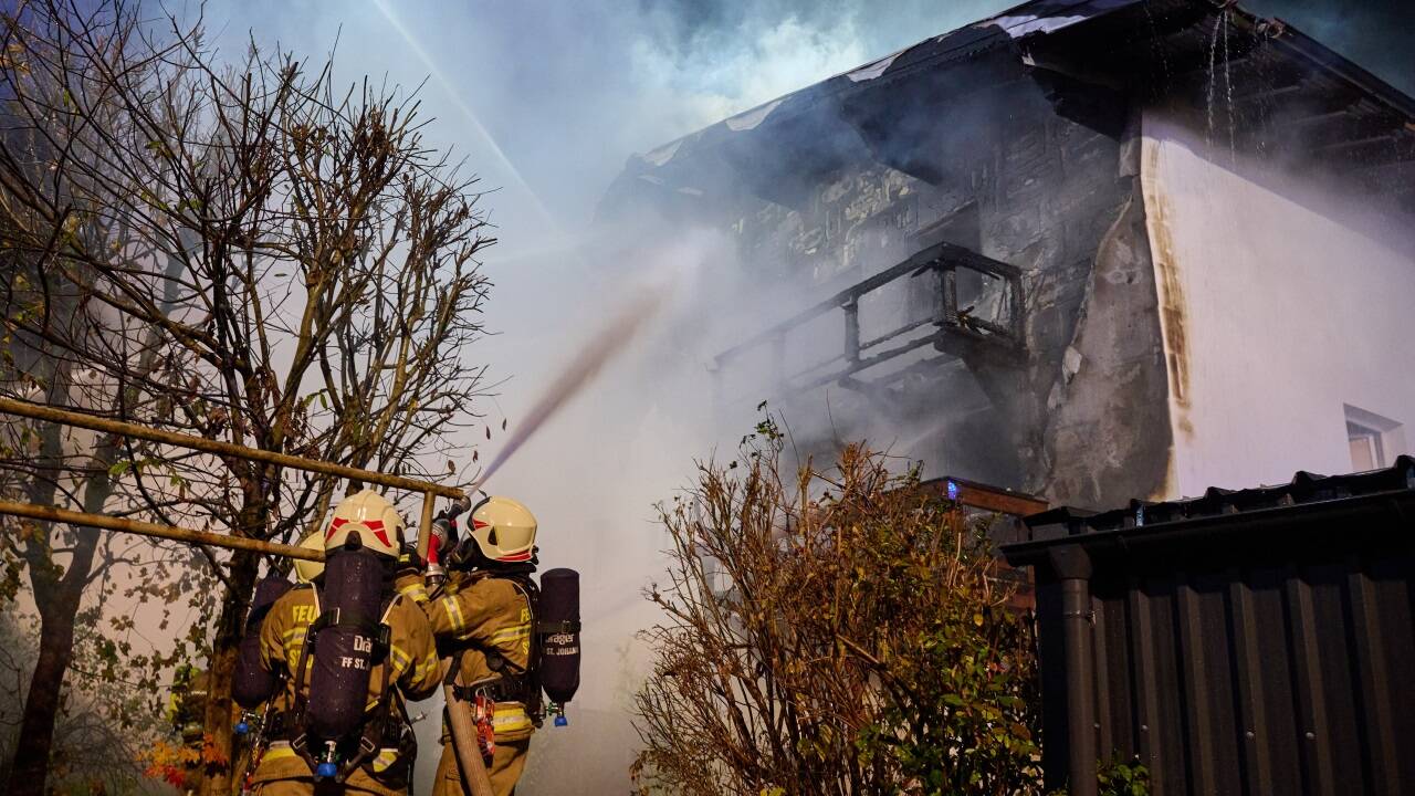 Bilder vom Großeinsatz in St. Johann im Pongau. 