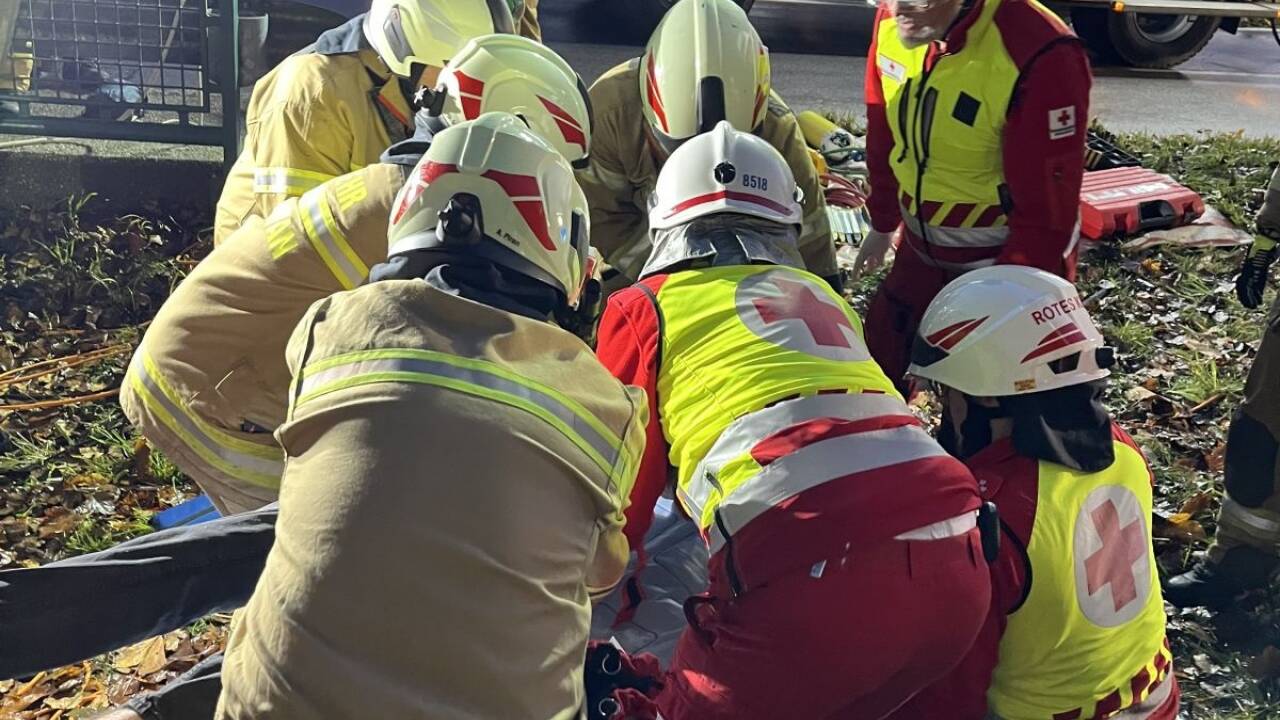 Bilder vom Einsatz in St. Koloman.  Bilder vom Einsatz in St. Koloman.