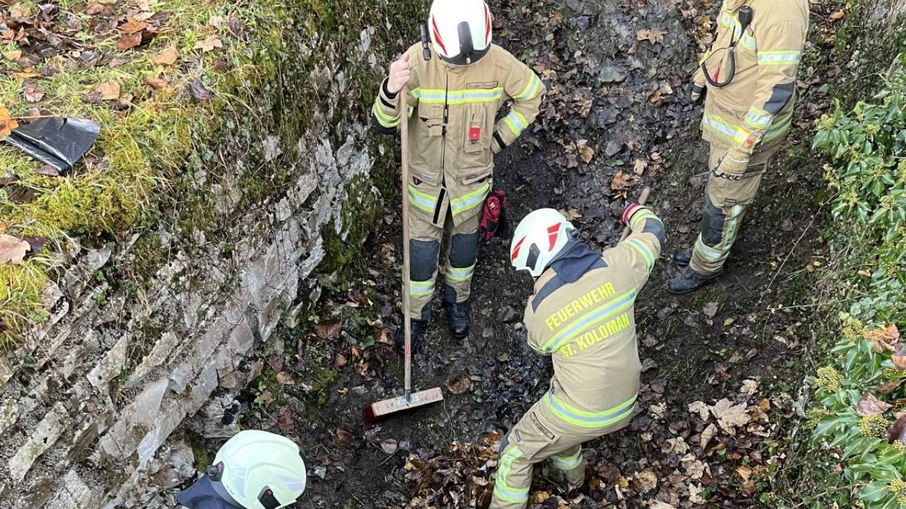 Bilder vom Einsatz in St. Koloman.  Bilder vom Einsatz in St. Koloman.