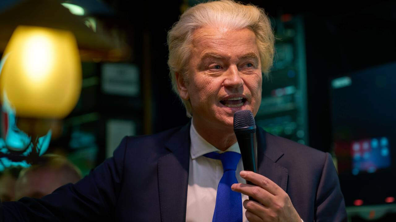 Geert Wilders und seine rechtsextreme Partei PVV könnten bei der Regierungsbildung in den Niederlanden diesmal leer ausgehen.   Geert Wilders und seine rechtsextreme Partei PVV könnten bei der Regierungsbildung in den Niederlanden diesmal leer ausgehen.
