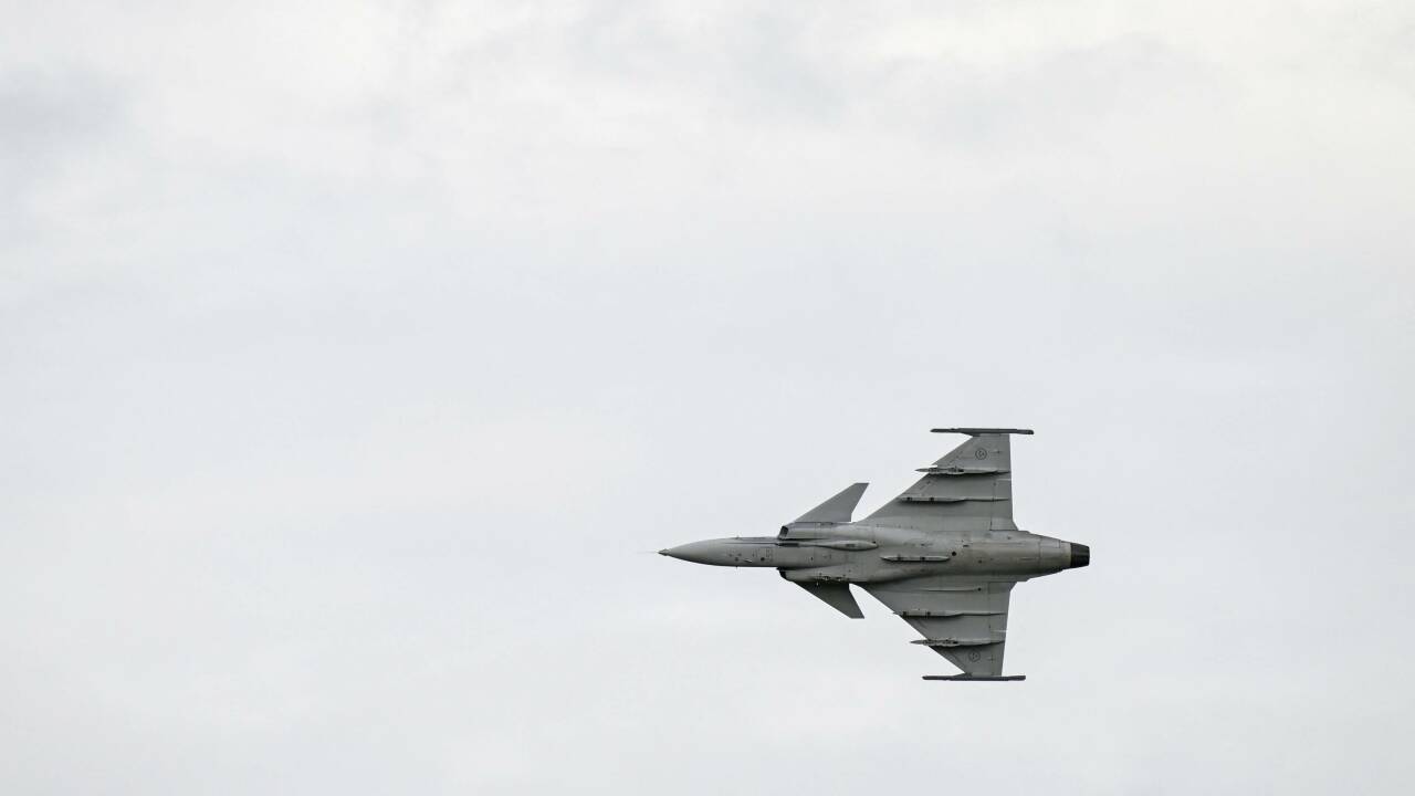 Ein Saab Gripen-E  Ein Saab Gripen-E