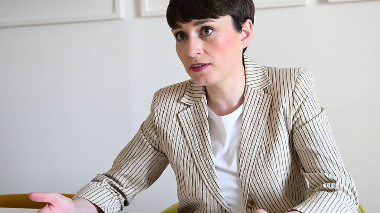 Grüne Vizeklubchefin Sigrid Maurer.  Grüne Vizeklubchefin Sigrid Maurer.
