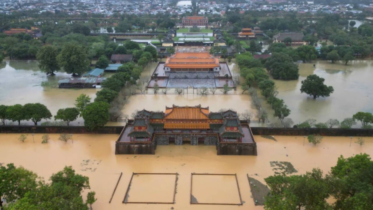 Besonders betroffen ist die historische Stadt Hue  Besonders betroffen ist die historische Stadt Hue