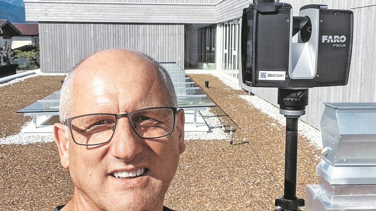  Selbstständig mit seinem Unternehmen 3DSCAN+: Martin Möschl. 