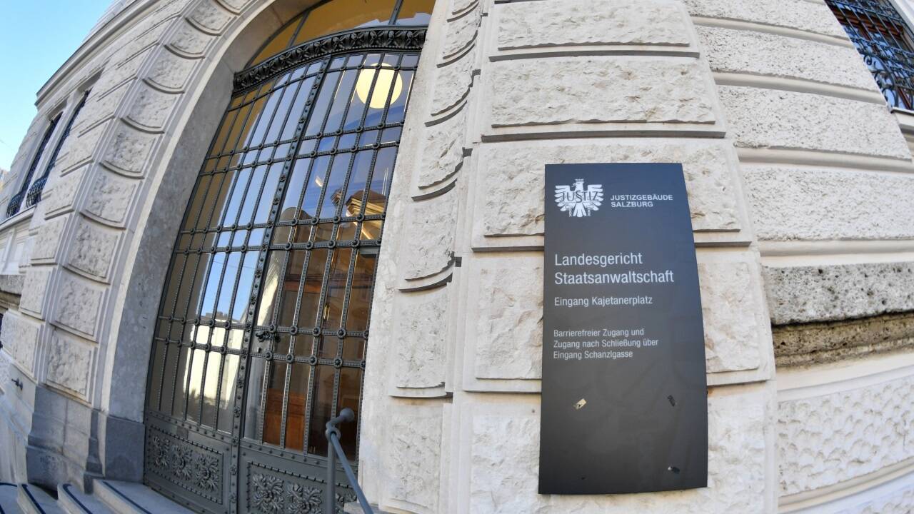 Das Landesgericht Salzburg.  Das Landesgericht Salzburg.