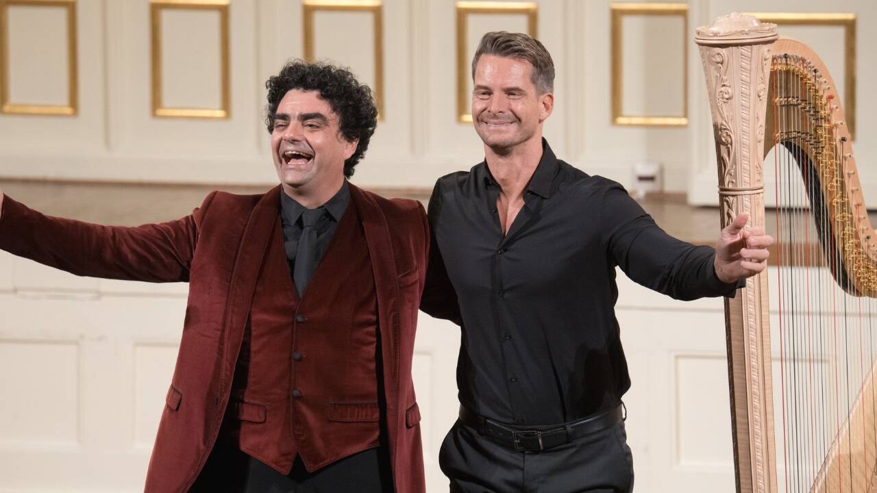 Meisterkonzert mit Xavier de Maistre und Rolando Villazón.  Meisterkonzert mit Xavier de Maistre und Rolando Villazón.