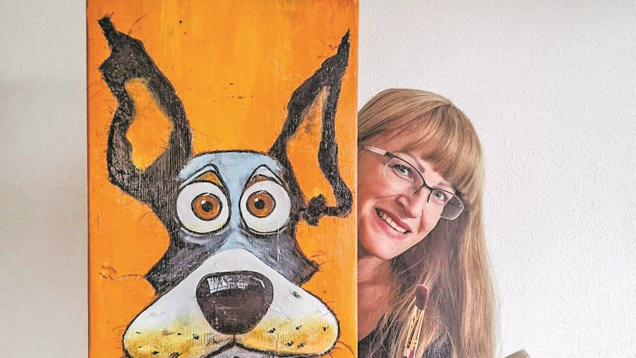 Die Seekirchnerin Veronika Schneider ist seit vier Jahren Teil der Künstlergruppe „Eugendorf Kreativ“ und stellt auch heuer wieder aus.  Die Seekirchnerin Veronika Schneider ist seit vier Jahren Teil der Künstlergruppe „Eugendorf Kreativ“ und stellt auch heuer wieder aus.