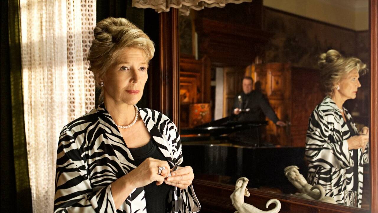 Christiane Hörbiger als Claire Zachanassian.  Christiane Hörbiger als Claire Zachanassian.