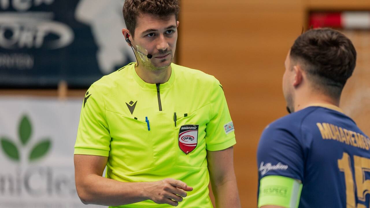 Njegos Vucanovic im Futsal-Einsatz.   Njegos Vucanovic im Futsal-Einsatz.