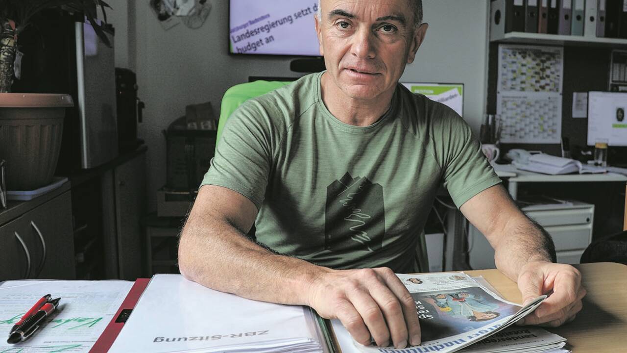 Im Bild Rupert Gruber, Betriebsrat der Landesklinik Tamsweg 