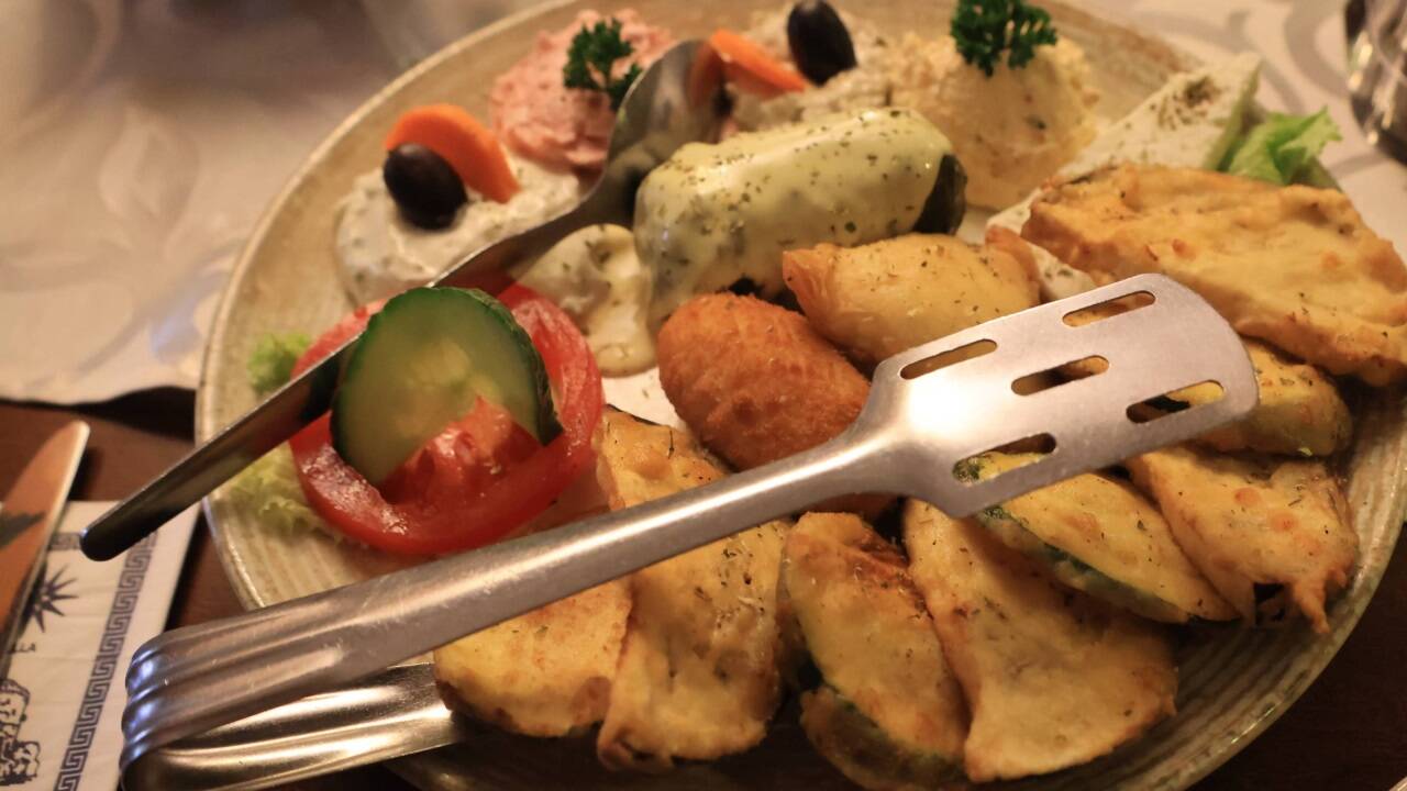 Ein Vorspeisenteller vom Feinsten.  Ein Vorspeisenteller vom Feinsten.