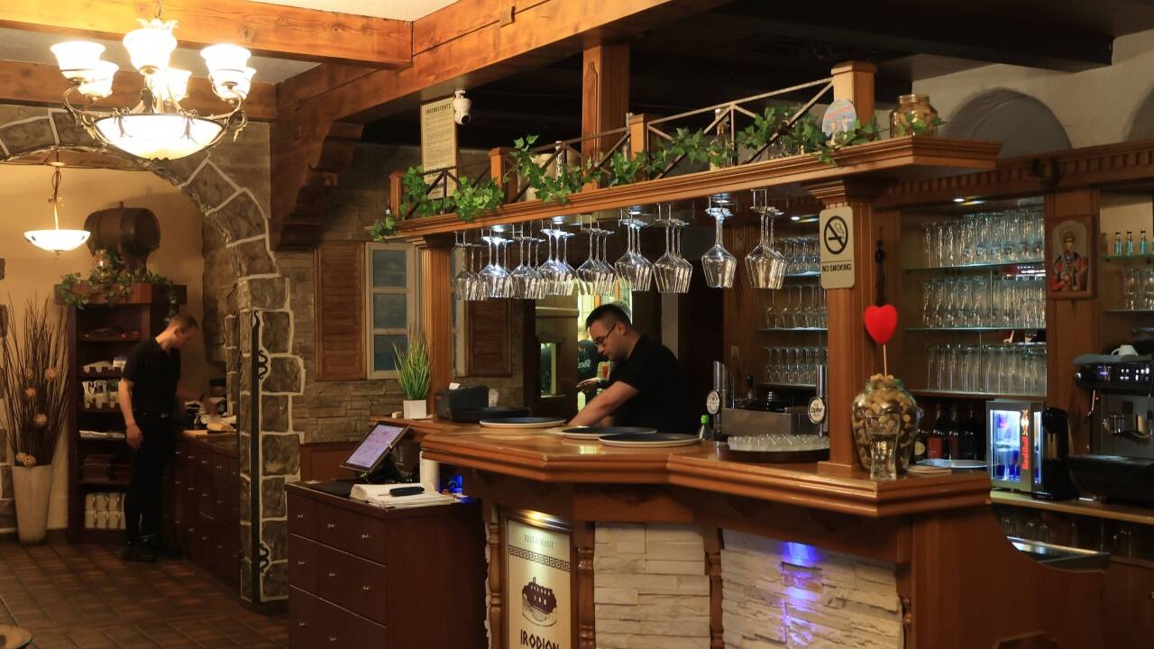 Der Bar-Bereich.  Der Bar-Bereich.