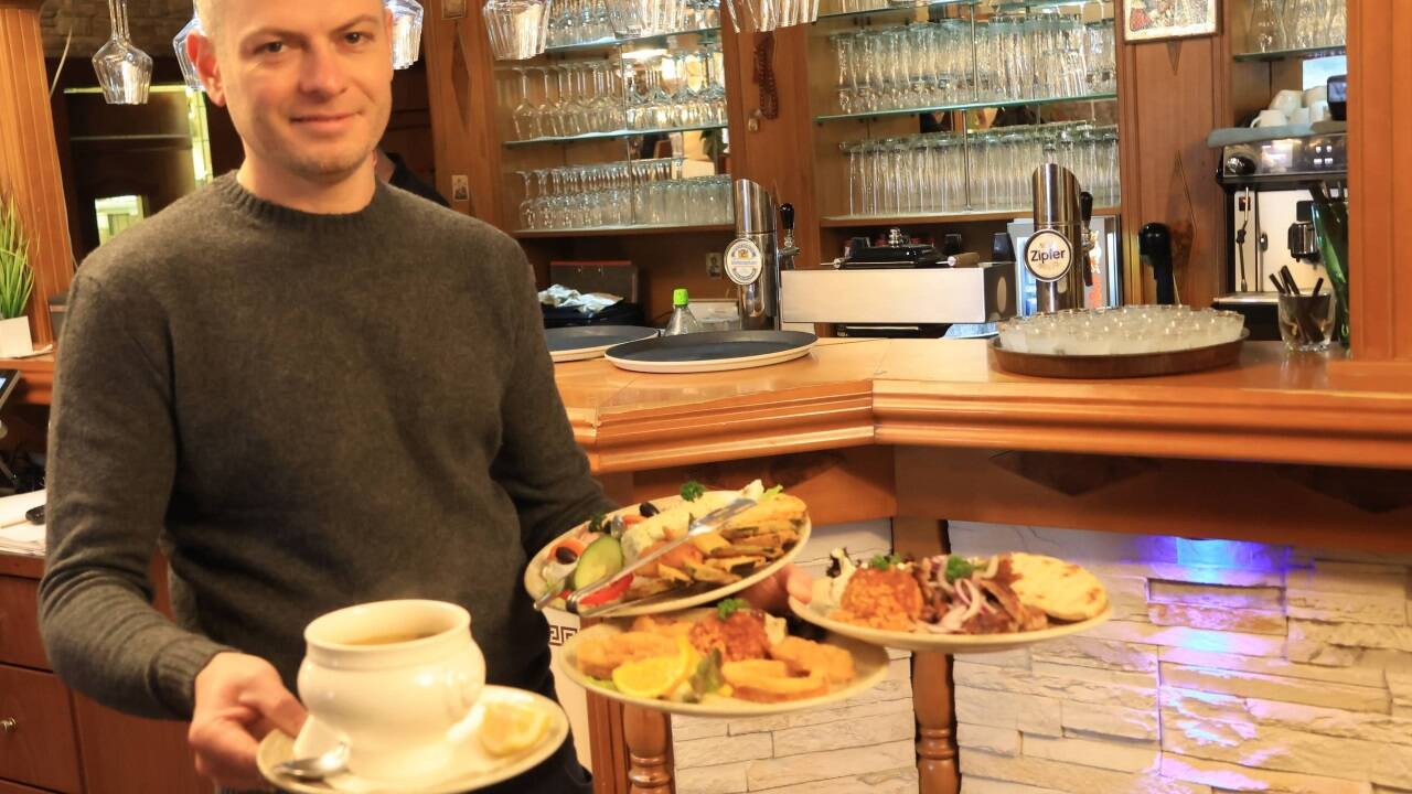 David Paschalis leitet das Restaurant seit neun Jahren.  David Paschalis leitet das Restaurant seit neun Jahren.