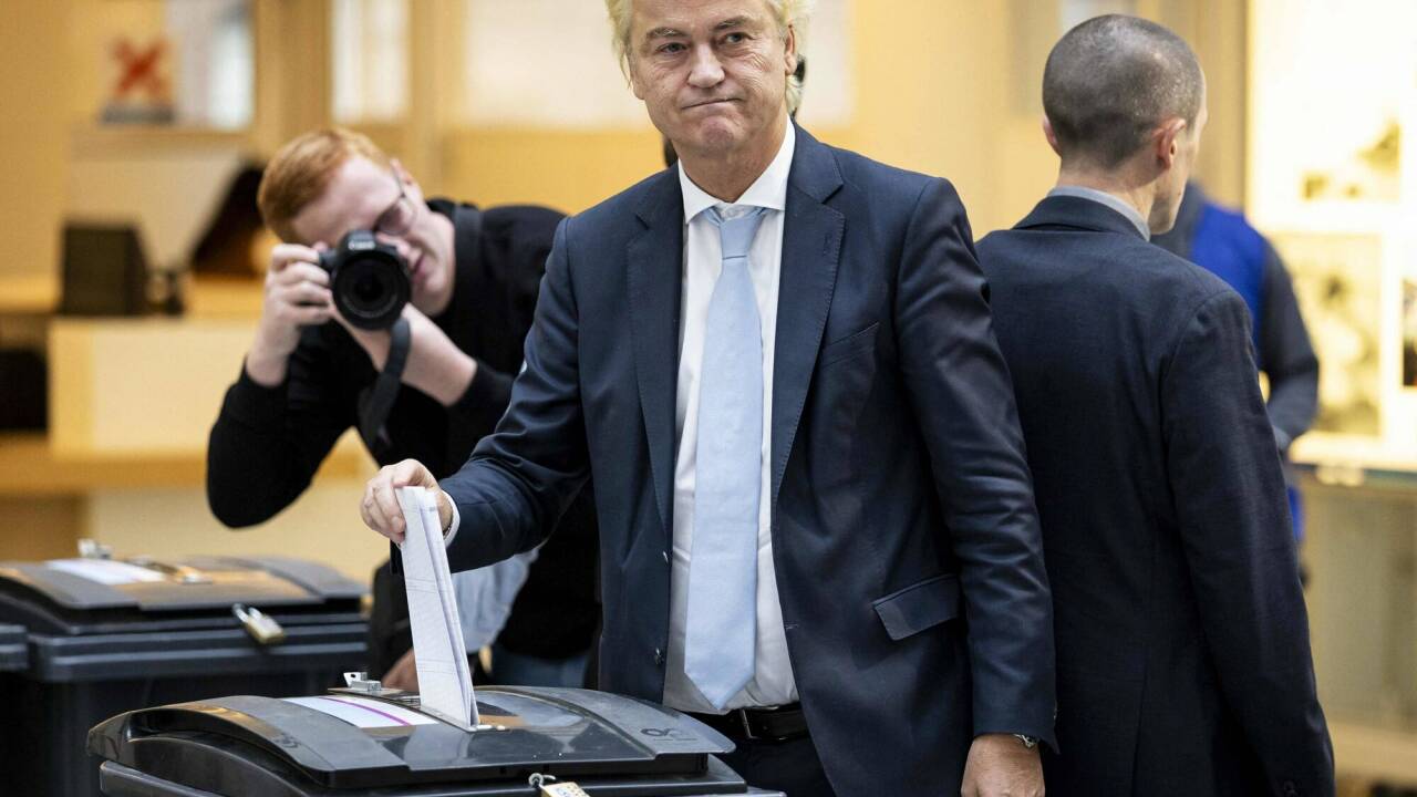 Der Rechtspopulist Geert Wilders hat die Neuwahl angezettelt.  Der Rechtspopulist Geert Wilders hat die Neuwahl angezettelt.