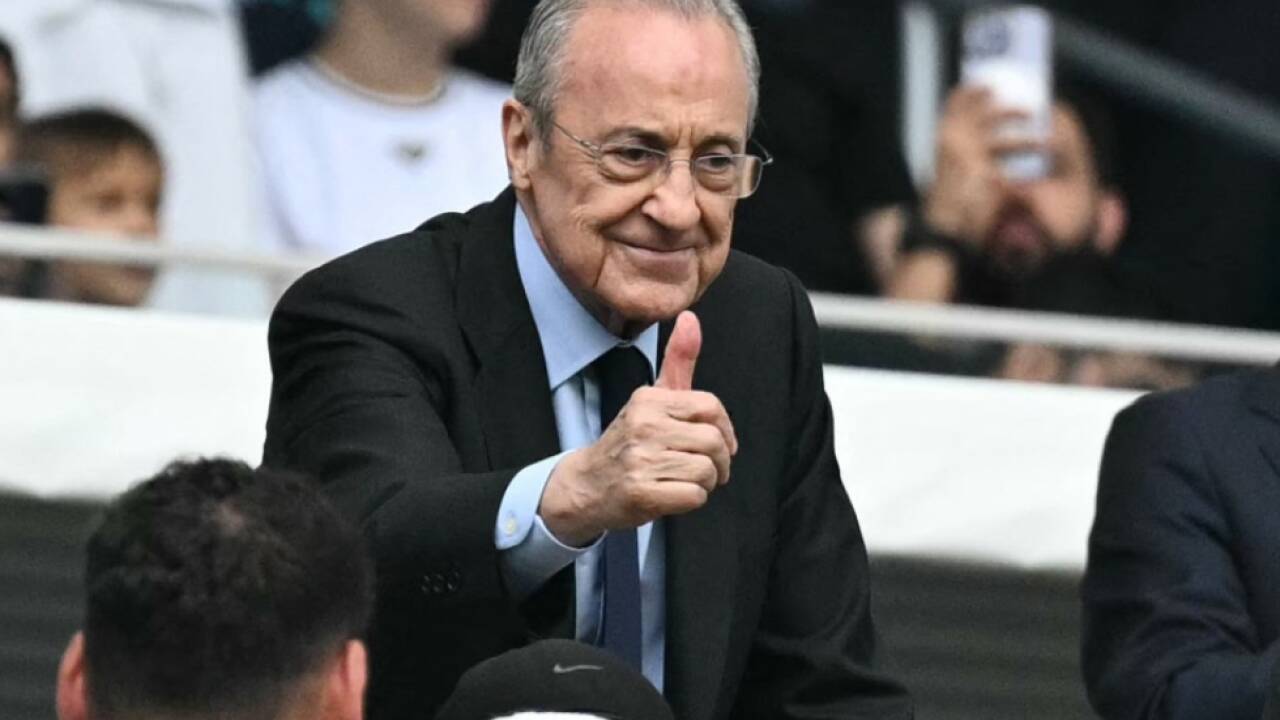 Präsident Florentino Perez stellt Real Madrids Schadenersatzforderung  Präsident Florentino Perez stellt Real Madrids Schadenersatzforderung